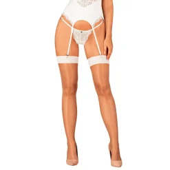 Bas S/M - Blanc Obsessive SEXY