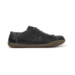 Basket basse Peu noir en cuir