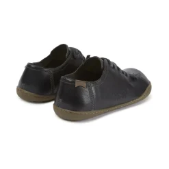 Basket basse Peu noir en cuir