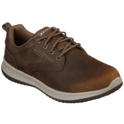 Basket Delson Antigo - Skechers marron en cuir