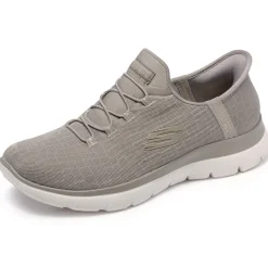 Basket femme Summits-Classy-Night Taupe doré