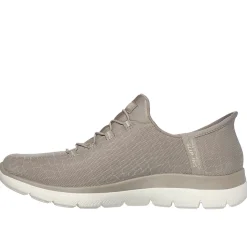 Basket femme Summits-Classy-Night Taupe doré