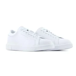 Basket homme en cuir blanc