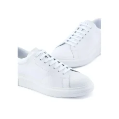 Basket homme en cuir blanc