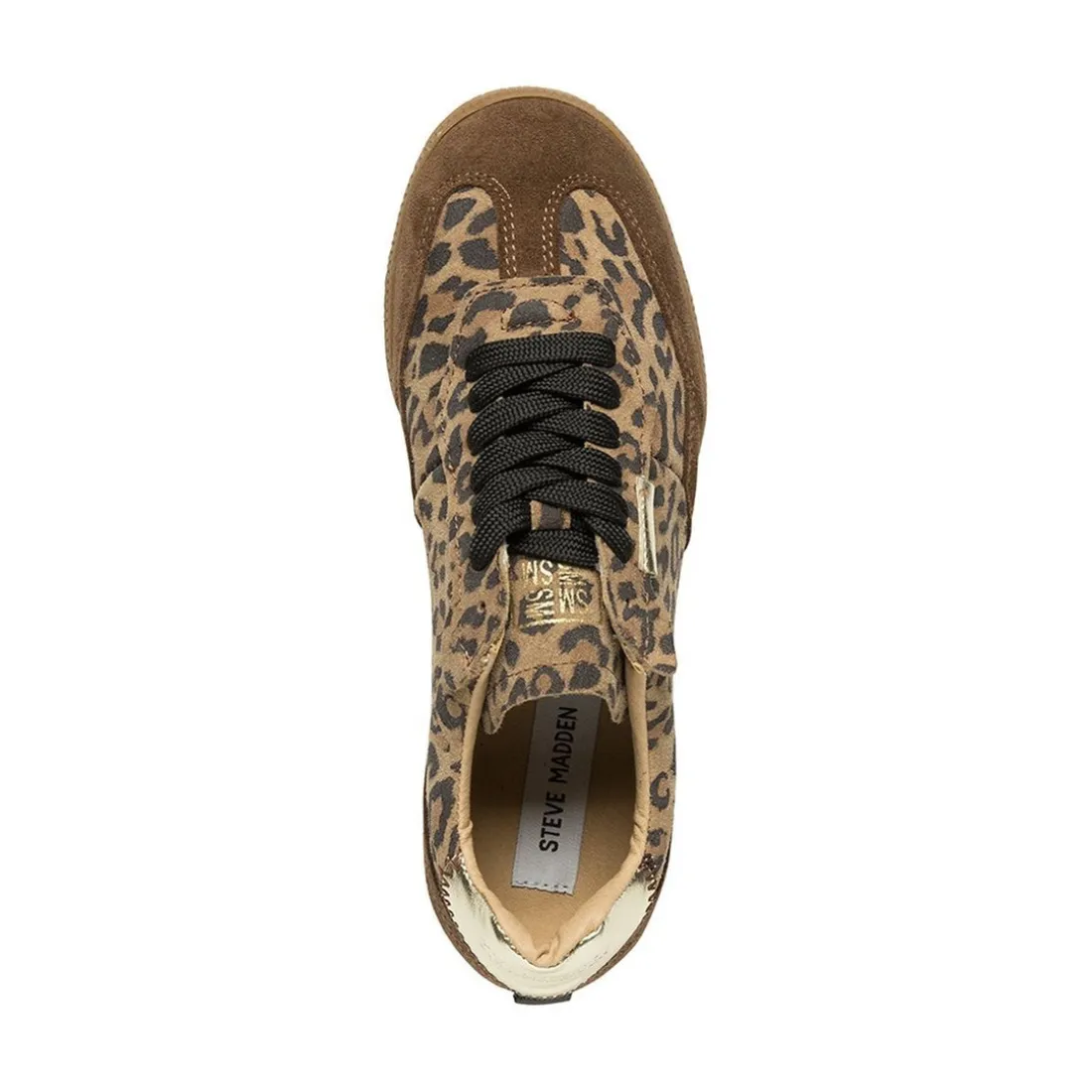 Basket leopard en suedine Emporia