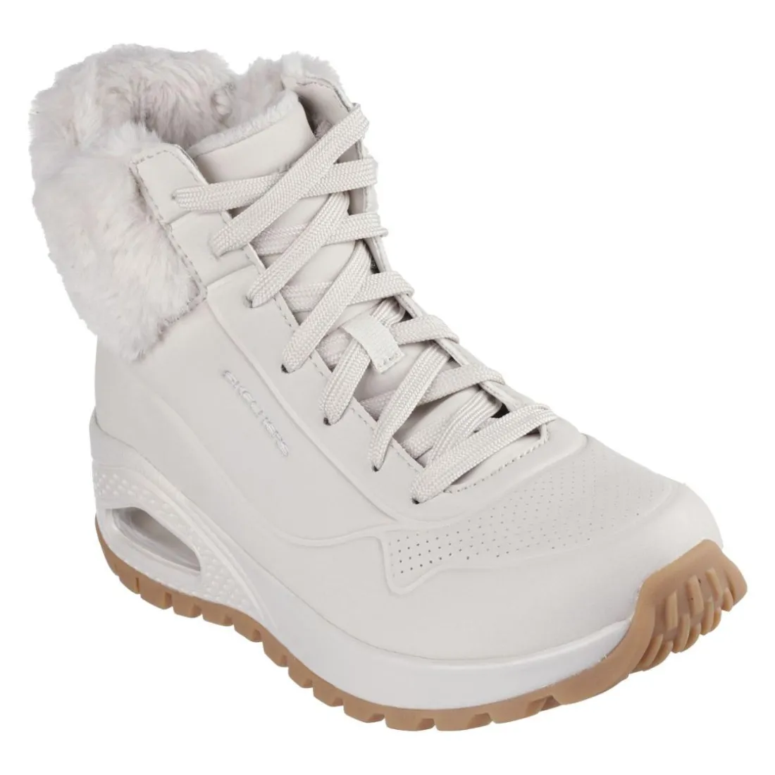 Basket montantes femme UNO RUGGED - FALL AIR blanc cassé