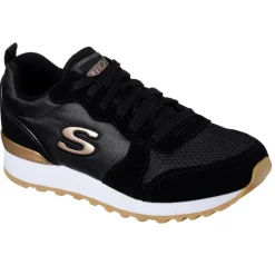 Basket OG 85 - GOLD'N GURL noir en cuir
