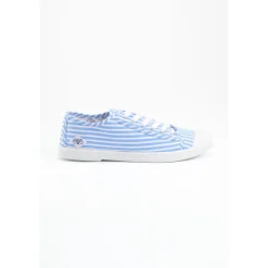 Baskets BASIC en toile bleu Tara