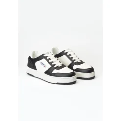 Baskets basses blanches et noires Marly