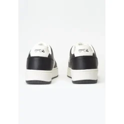 Baskets basses blanches et noires Marly
