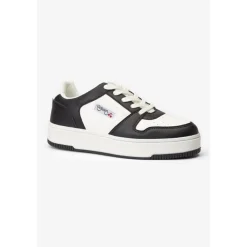 Baskets basses blanches et noires Marly