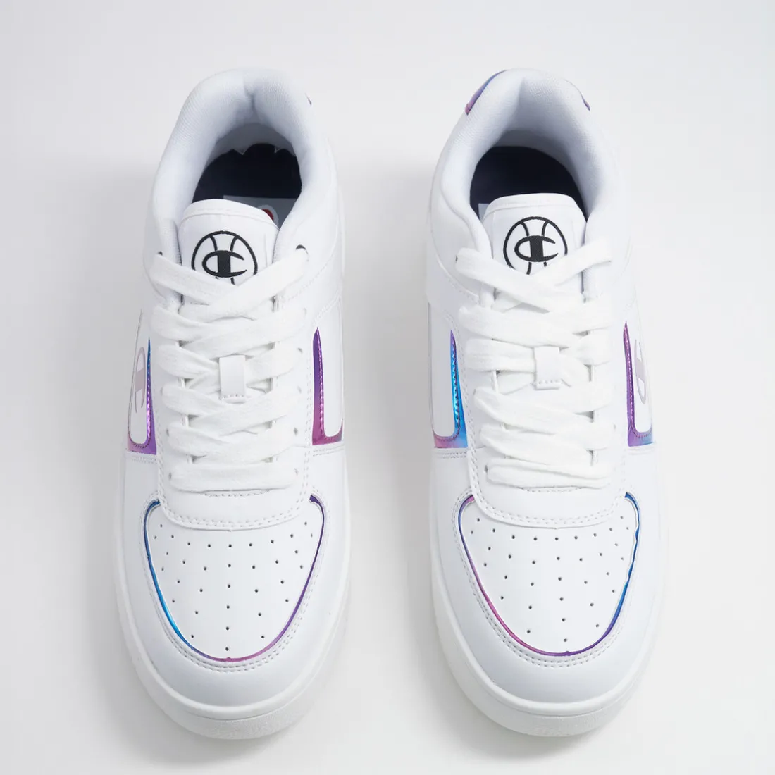 Baskets basses femme - FOUL PLAY PLAT ELEMENT SLICK - Blanc/Bleu