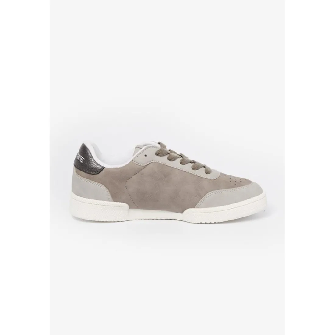 Baskets basses femme gris
