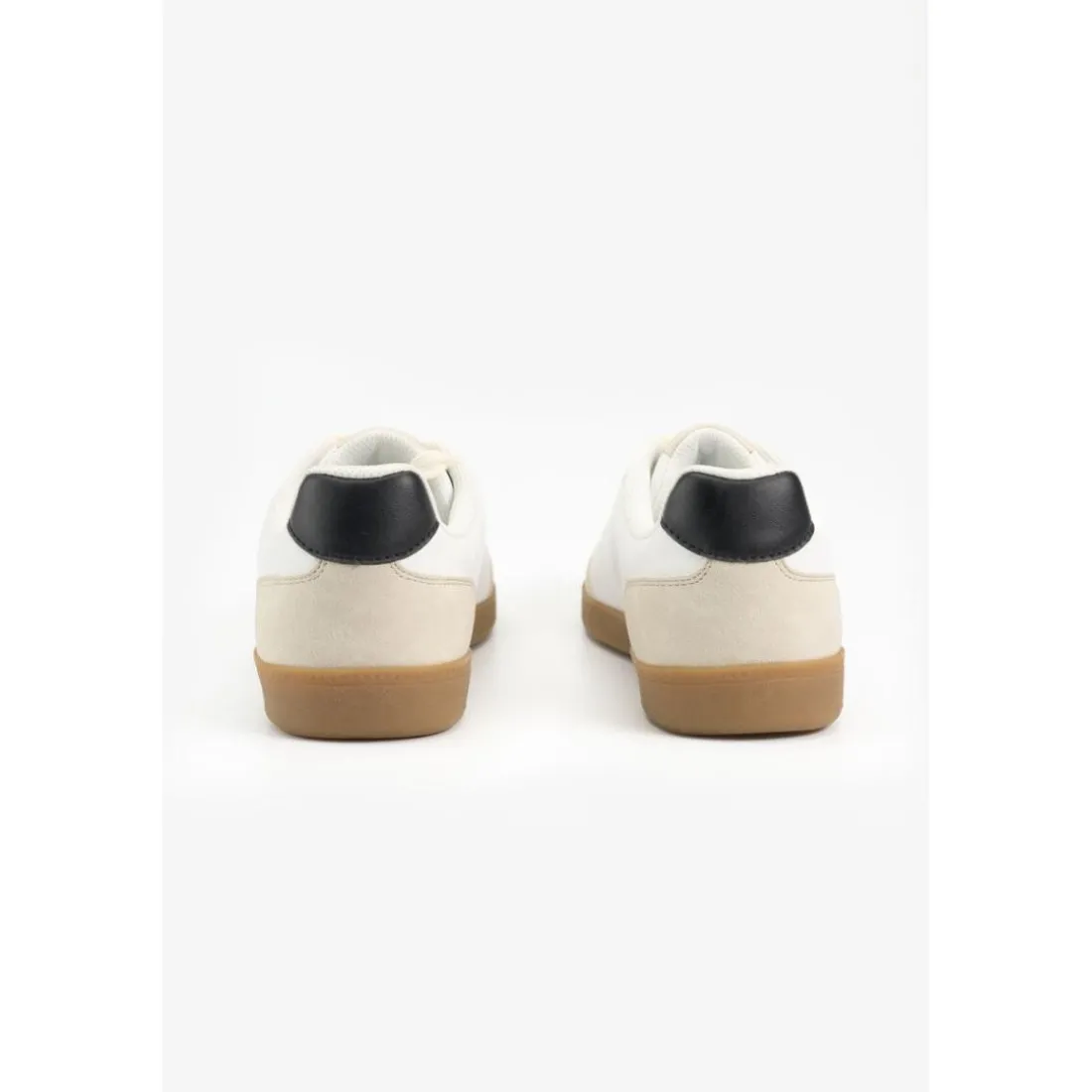 Baskets blanches au monogramme noir PALMA Cate