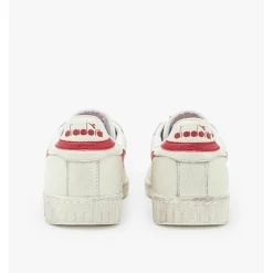 Baskets blanches pour homme en cuir véritable
