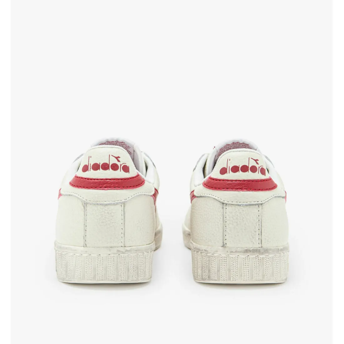 Baskets blanches pour homme en cuir véritable