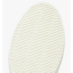 Baskets blanches pour homme en cuir véritable