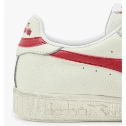 Baskets blanches pour homme en cuir véritable