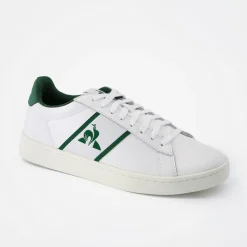 Baskets CLASSIC SOFT Blanc/Noir en cuir