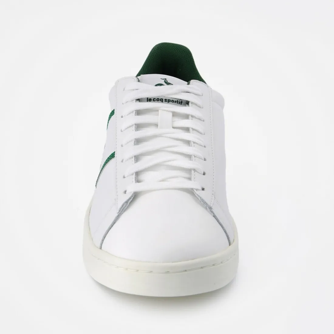 Baskets CLASSIC SOFT Blanc/Noir en cuir