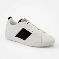 Baskets COURTCLASSIC W PEACH SKIN Blanc en cuir