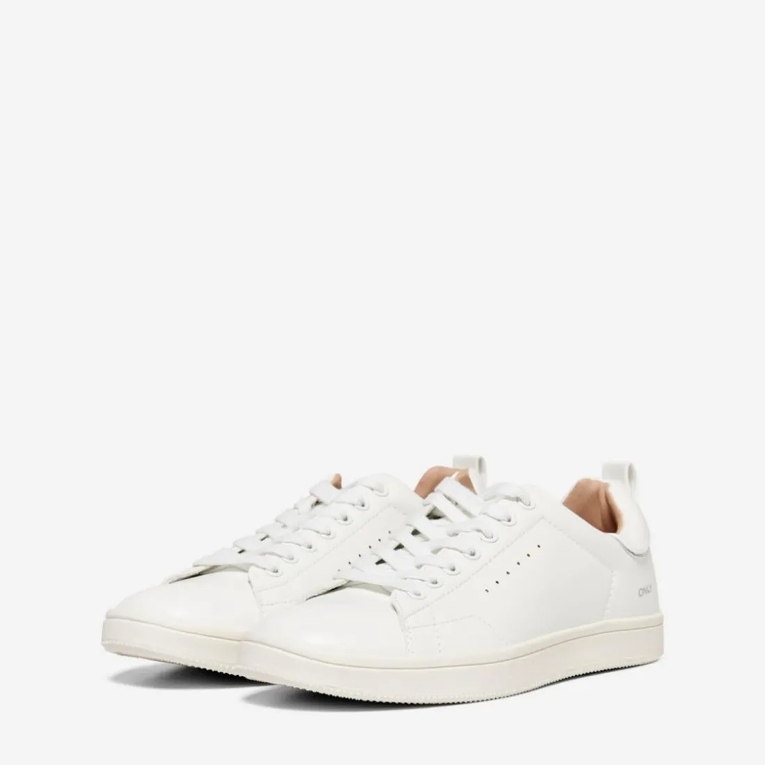 Baskets femme Bout rond blanc