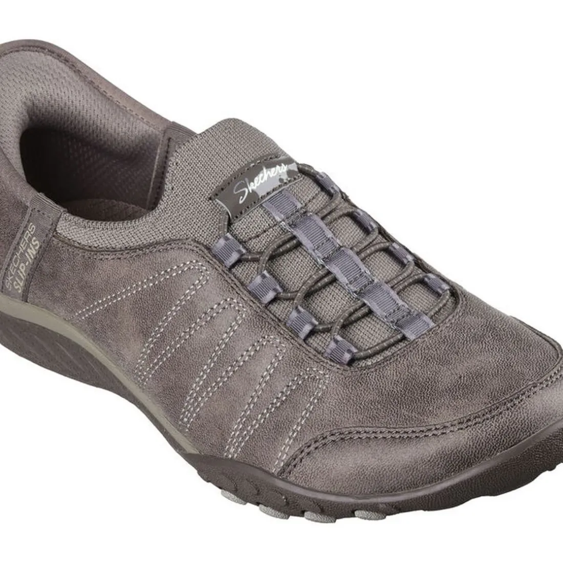 Baskets femme SLIP INS BREATHE-EASY - HOME-BODY taupe