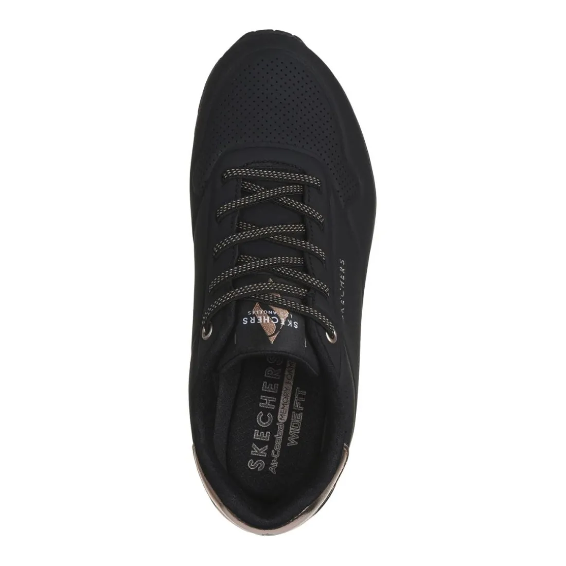 Baskets femme UNO - SHIMMER AWAY noir