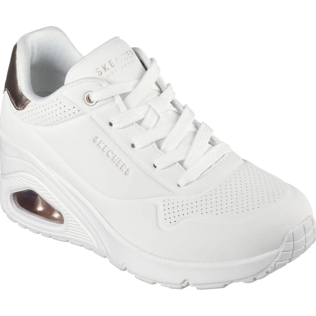 Baskets femme UNO WEDGE - HI STEPS blanc