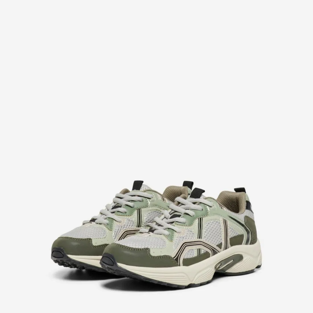 Baskets femme vert