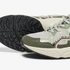 Baskets femme vert