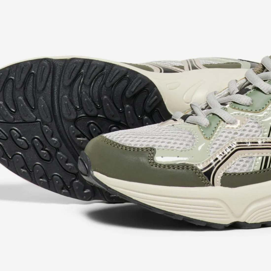 Baskets femme vert