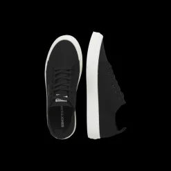Baskets homme anthracite lacets toile Alec