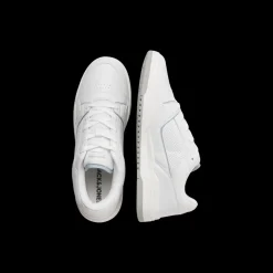 Baskets homme blanc lacets polyuréthane Win