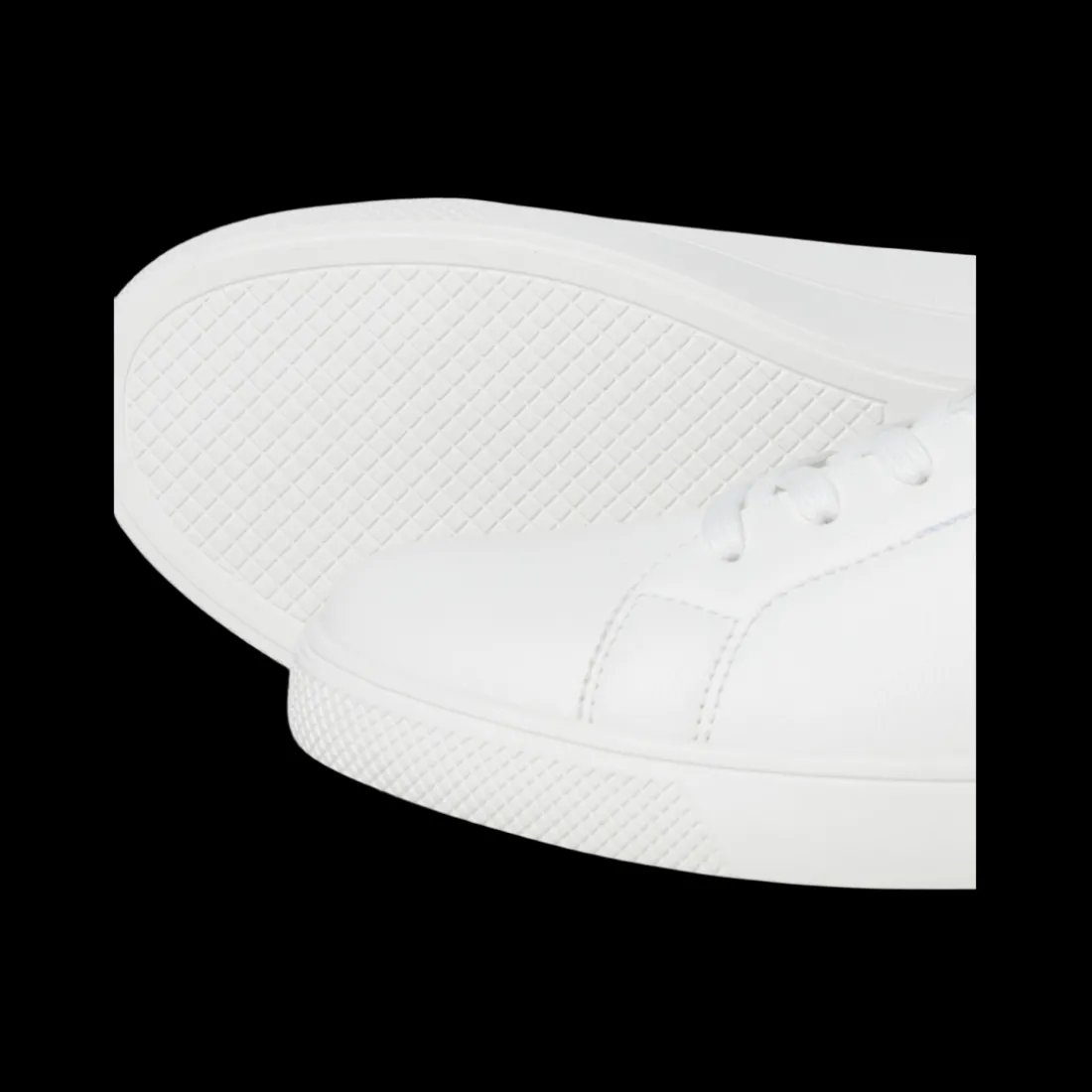Baskets homme blanc lacets synthétique Zak
