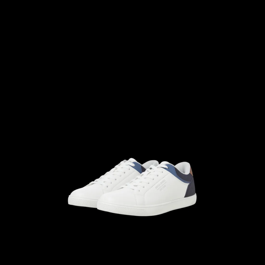 Baskets homme blanc lacets synthétique Zak