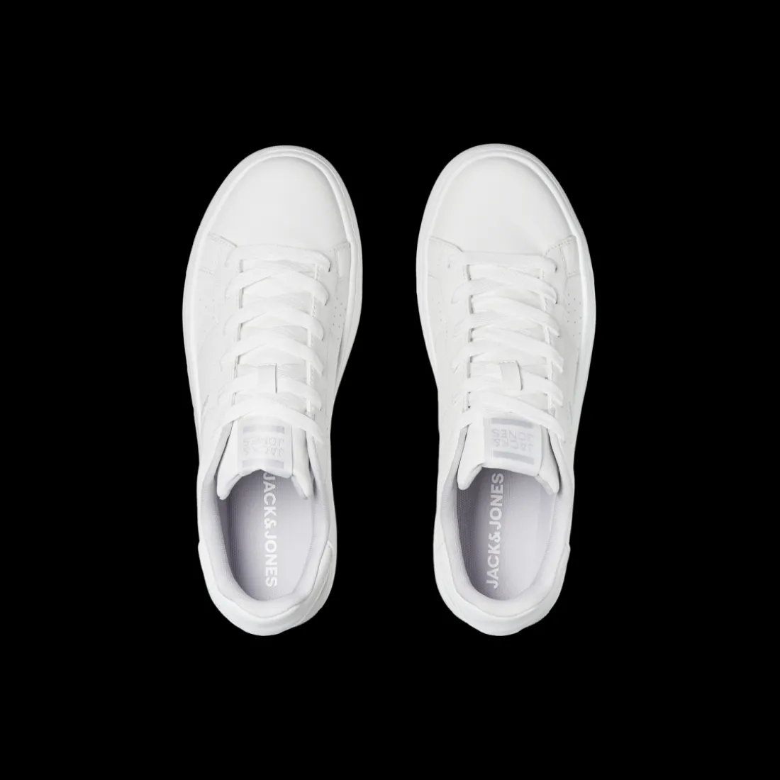 Baskets homme blanc lacets polyester Andy