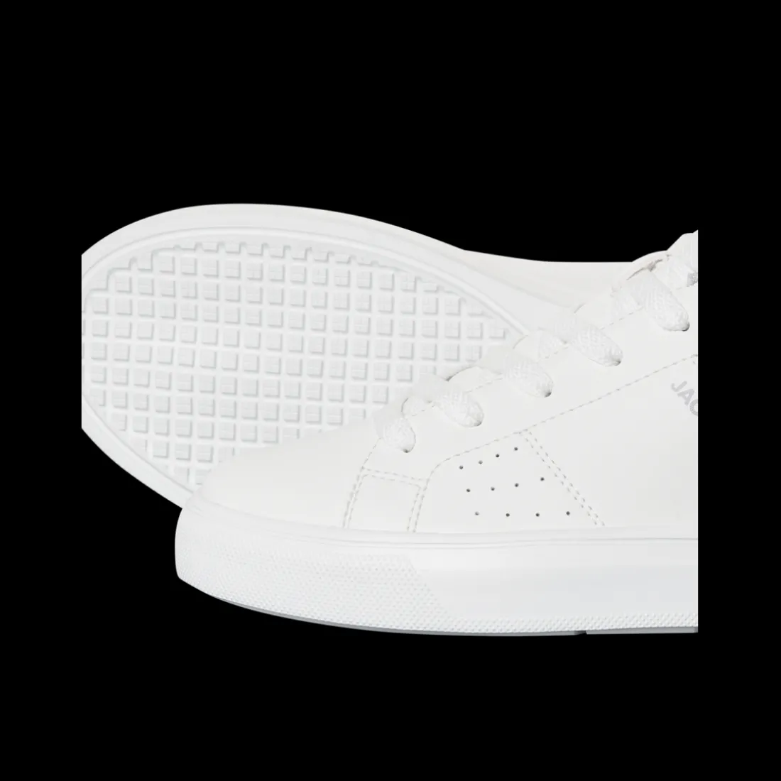 Baskets homme blanc lacets polyester Andy
