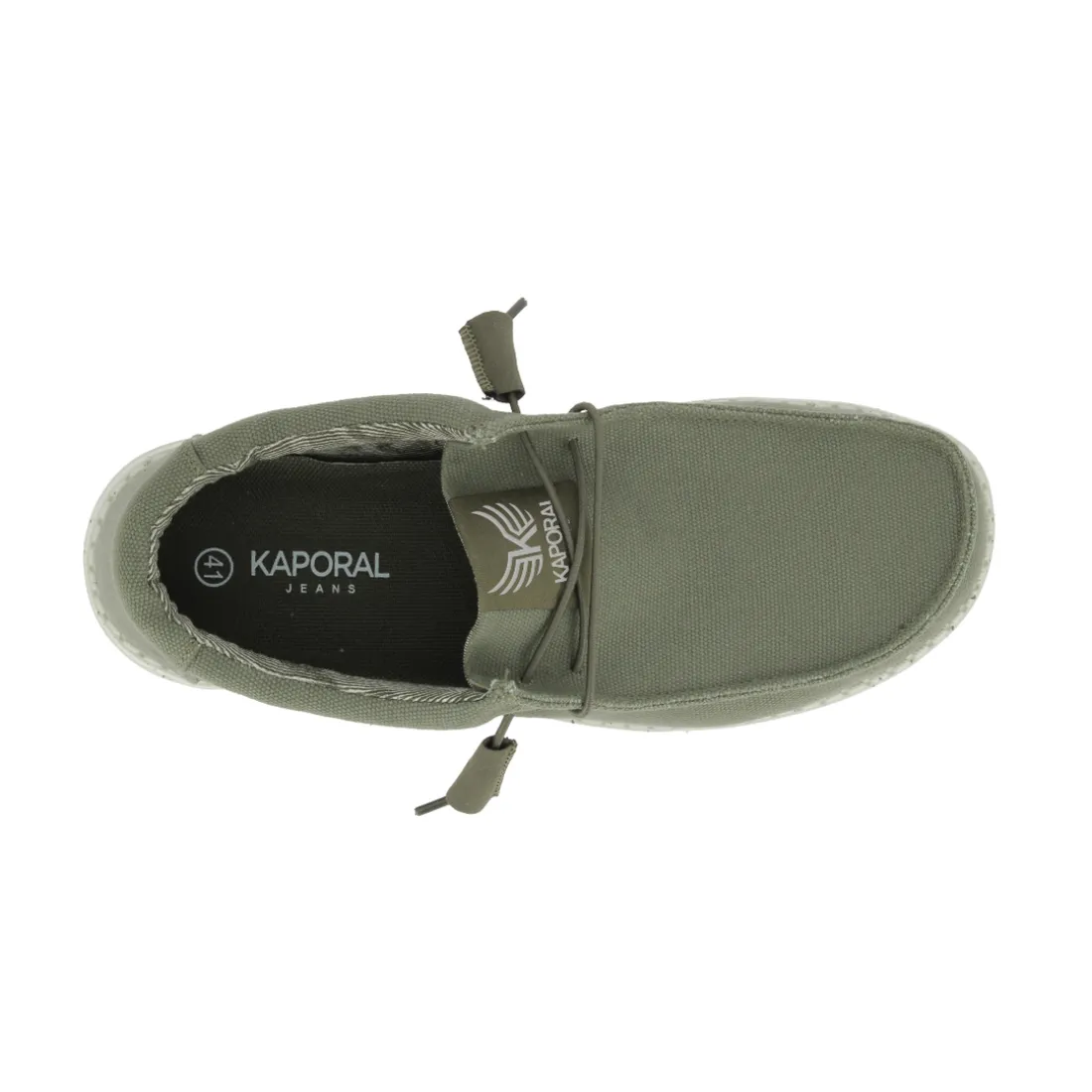 Baskets homme BRIME kaki en coton
