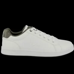 Baskets homme DARLY blanc et kaki camo