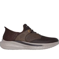 Baskets homme SLIP-INS SLADE - MACKLIN chocolat