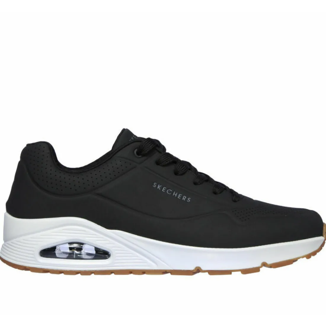 Baskets homme UNO - STAND ON AIR noir/blanc
