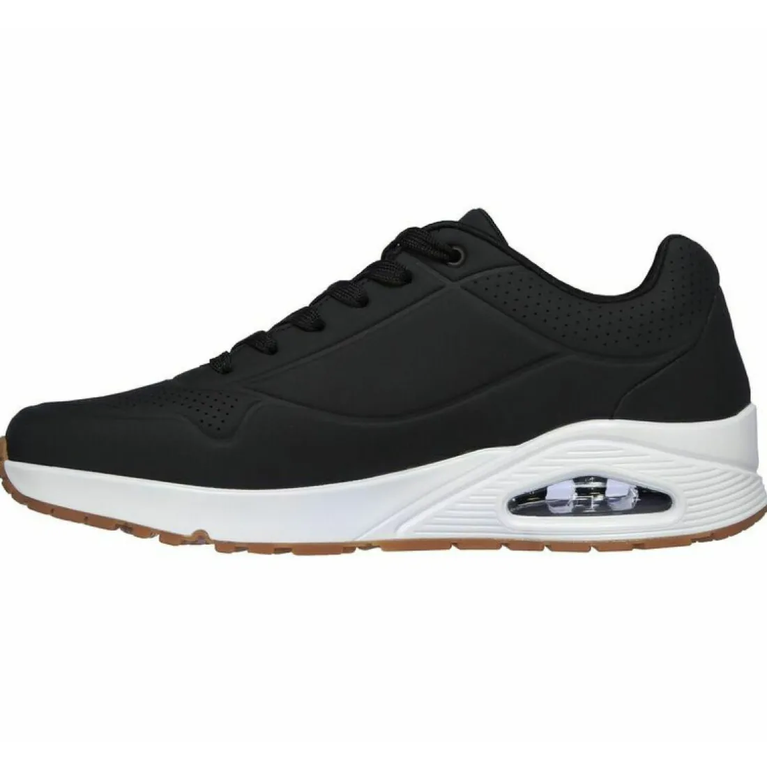 Baskets homme UNO - STAND ON AIR noir/blanc