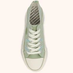 Baskets INDIRA vert amande