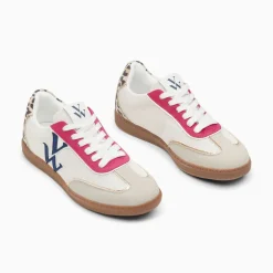 Baskets monogramme Charlize multicolores à semelle rétro