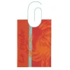 Bavoir en jacquard pur coton, CRABE Orange