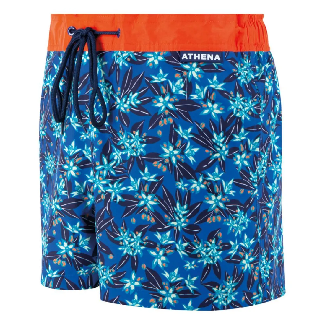 Bermuda de bain court homme Jungle Athena vert