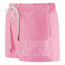 Bermuda de bain court homme Waves rose