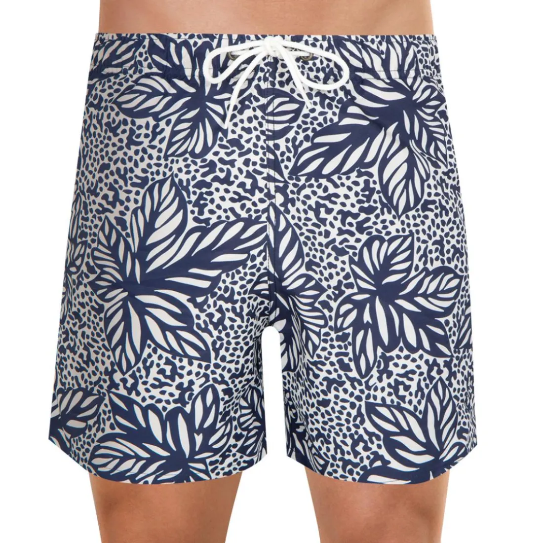 Bermuda de bain homme fibres recyclées Trendy multicolore