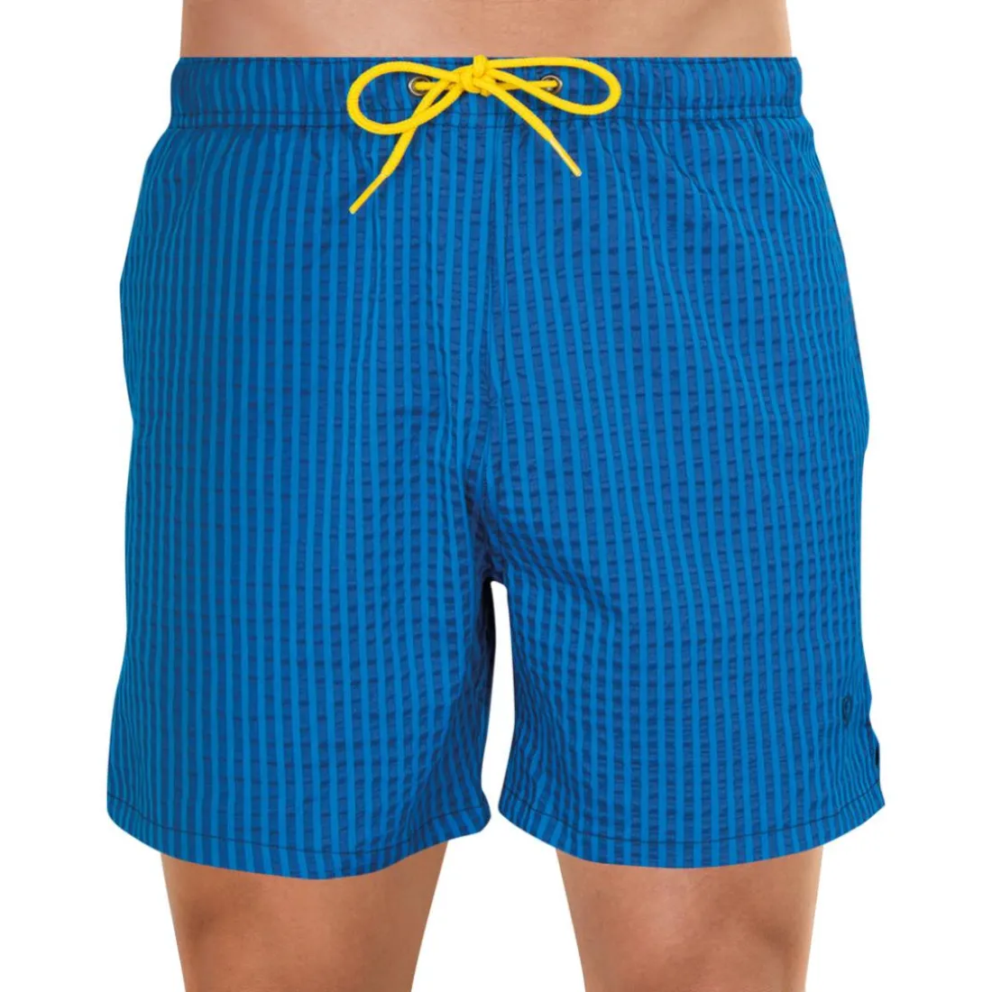 Bermuda de bain homme fibres recyclées Signature Eminence bleu